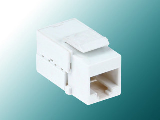 Cat 6A 90° Mini Unshielded Keystone Jack