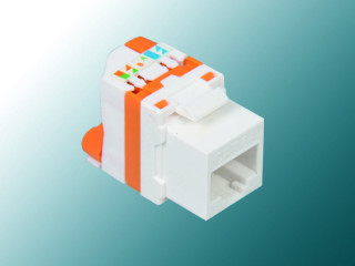 Cat 6A 180° Unhielded Toolless Keystone Jack