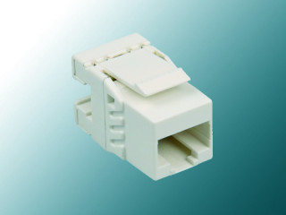 Cat 6A Mini 180° Unshielded Keystone Jack