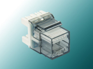 Cat 6A NaviLite LED 180° Toolless Unshielded Keystone Jack