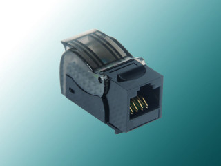 Cat 5E Mini 90° Toolless Unshielded Keystone Jack