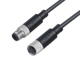 M5 4PIN Male&Female-A straight Unshielded