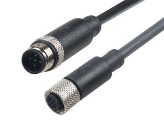 M12 5PIN-D Male&Female Unshielded