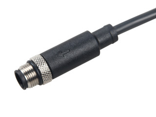 M12 4PIN Male-D Unshielded