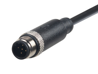M12 5PIN Male-D Unshielded