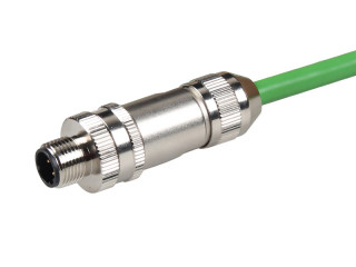 M12 4PIN Male-D Shielded