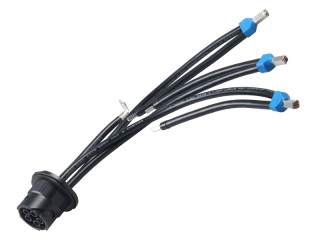 Three-phase parallel operation Load 5cord Socket Harness